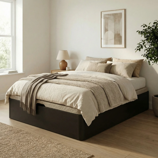 pack colchón ortopédico canapé abatible cama dormitorio matrimonio