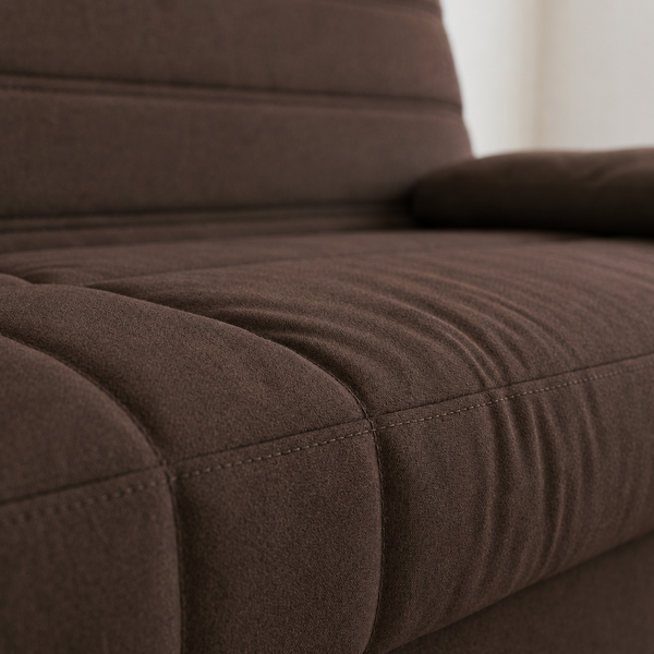 Sofá Cama EMMA Clic-Clac 190cm Arcón Integrado chocolate