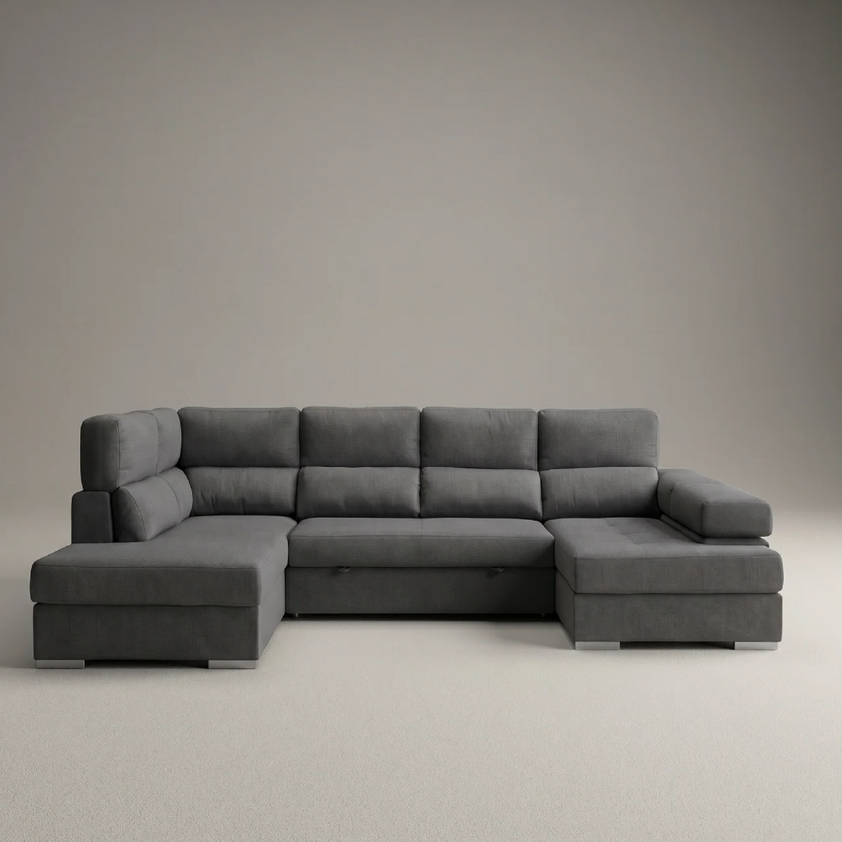 Sofá Chaiselongue FLORA Rinconera 345cm 4-5 Plazas Cama
