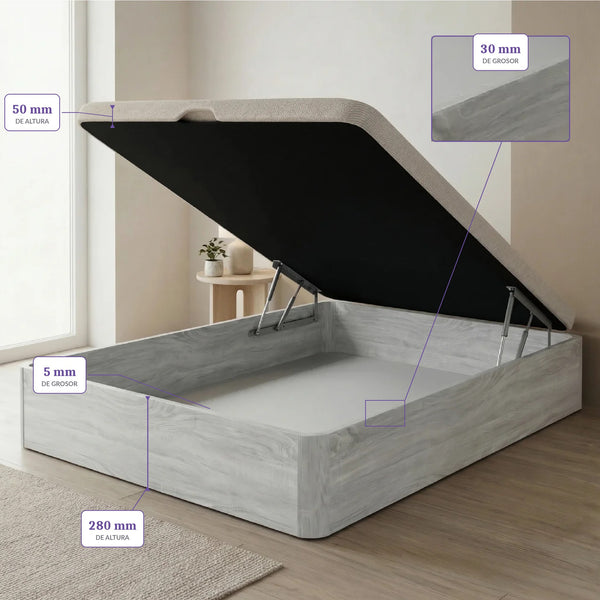 Canapé Abatible XXL Reforzado Madera 30mm